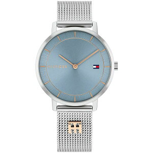 g~[ qtBK[ fB[X uXbgEoOEANbg ANZT[ Women's Quartz Silver-Tone Stainless Steel and Carnation Gold Steel Mesh Bracelet Watch 35mm Silver