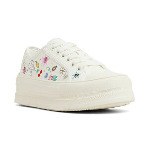 Ah fB[X Xj[J[ V[Y Women's Rayes Low-Top Sneakers White Multi