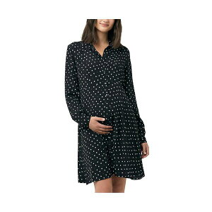 Cv }^jeB fB[X s[X gbvX Maternity Fifi Shirt Dress Black Black