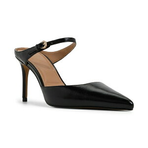 Ah fB[X pvX V[Y Women's Sidnney Two-Piece Pointed Toe High Heel Pumps Black Crinkle