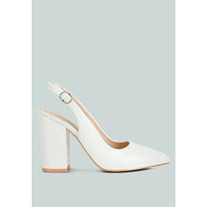 �������h�����O ���f�B�[�X �T���_�� �V���[�Y Womens dalaney slingback high block sandals White