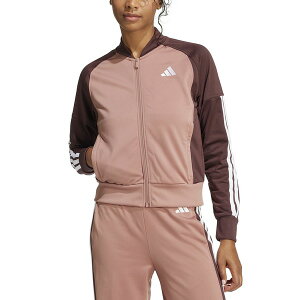 AfB_X fB[X WPbgu] AE^[ Women's Colorblocked Tricot Tracksuit Jacket Warm Clay