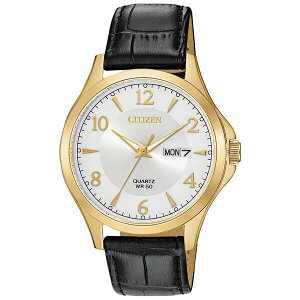 V`Y fB[X rv ANZT[ Men's Quartz Brown Leather Strap Watch 41mm Brown