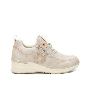 LV^C fB[X Xj[J[ V[Y Women's Casual Wedge Sneakers By XTI Ice ivory