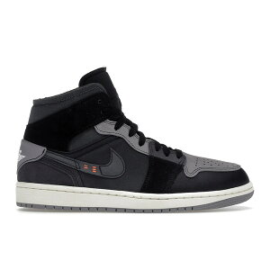 Jordan �W���[�_�� �����Y �X�j�[�J�[ �yJordan 1 Mid Craft Inside Out Black�z �T�C�Y US_M_15 Black/Grey-Orange