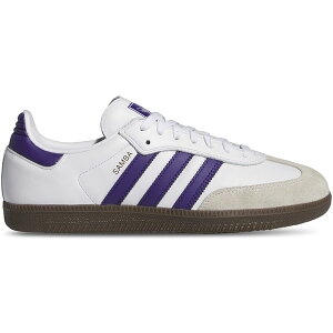 adidas �A�f�B�_�X �����Y �X�j�[�J�[ �yadidas Samba ADV Cloud White Collegiate Purple�z �T�C�Y US_9.5(27.5cm) Cloud White/Collegiate Purple/Gold Metallic