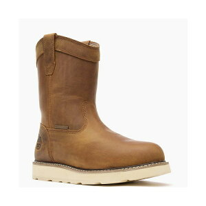 ジョージブーツ メンズ ブーツ シューズ Men's Core 37 Wedge 10" Steel Toe Waterproof Pull-On Work Boot Barracuda gold