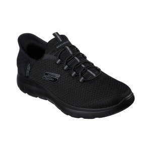 スケッチャーズ メンズ スニーカー シューズ Men's Slip-Ins: Summits - High Range Wide Width Walking Sneakers from Finish Line Black