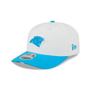 j[G Y Xq ANZT[ Men's White/Blue Carolina Panthers 2025 NFL Training Camp 9SEVENTY Adjustable Hat White, Blue