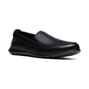 N[NX Y Xb|E[t@[ V[Y Men's Collection Flexway Step Slip On Shoes Black smooth leather