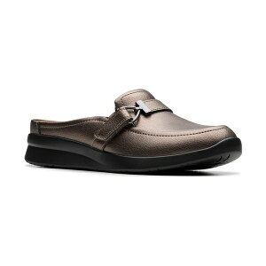 N[NX fB[X T_ V[Y Women's Ellowyn Amelia Slip-On Mules Bronze Metallic Leather