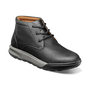 t[VC Y u[c V[Y Men's Trail Mix Plain Toe Chukka Boot Black