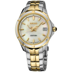 ZCR[ fB[X rv ANZT[ Women's Coutura Two-Tone Stainless Steel Bracelet Watch 34mm Mother Of Pearl