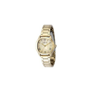CrN^ fB[X rv ANZT[ Women's 48235 Wildflower Quartz 3 Hand Gold Dial Watch Gold