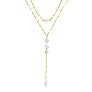 �G�e�B�J ���f�B�[�X �l�b�N���X�E�`���[�J�[�E�y���_���g�g�b�v �A�N�Z�T���[ Summer Dreamin' Freshwater Pearl Necklace Set Gold