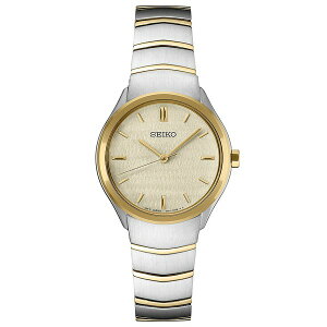 ZCR[ fB[X rv ANZT[ Women's Essentials Two-Tone Stainless Steel Bracelet Watch 30mm Champagne