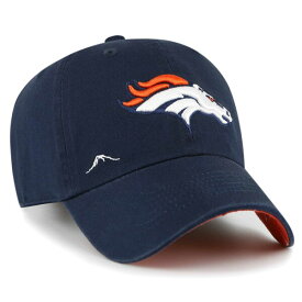 フォーティーセブン レディース 帽子 アクセサリー Denver Broncos '47 Women's Confetti Icon Clean Up Adjustable Hat Navy