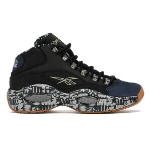 Reebok [{bN Y Xj[J[ yReebok Question Mid Iverson Classicz TCY US_8.5(26.5cm) Black/Collegiate Navy-Solid Grey