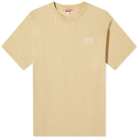 ケンゾー メンズ Tシャツ トップス Kenzo Logo Tee Neutrals