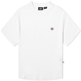 ディッキーズ レディース シャツ トップス Dickies Oakport Cropped Boxy T-Shirt White
