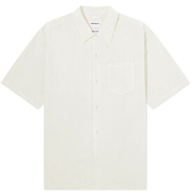 ノースプロジェクト メンズ シャツ トップス Norse Projects Carsten Tencel Short Sleeve Shirt White