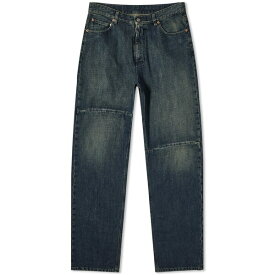 マルタンマルジェラ メンズ デニムパンツ ボトムス MM6 Maison Margiela Regular Fit 5 Pocket Jean Blue