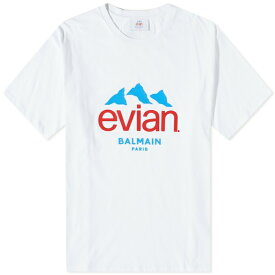 バルマン メンズ Tシャツ トップス Balmain x Evian Tee Multi