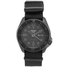 セイコー メンズ 腕時計 アクセサリー Seiko 5 Sports Watch Black