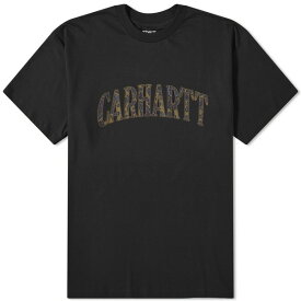 カーハート メンズ Tシャツ トップス Carhartt WIP Paisley Script T-Shirt Black