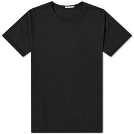 ヌーディージーンズ メンズ Tシャツ トップス Nudie Roger Slub T-Shirt Black