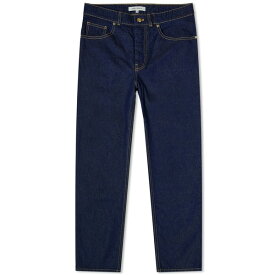 メゾンキツネ メンズ デニムパンツ ボトムス Maison Kitsune Tapered Denim Jeans Blue