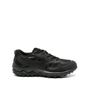 �~�Y�m �����Y �X�j�[�J�[ �V���[�Y Wave mujin gtx sneakers Black