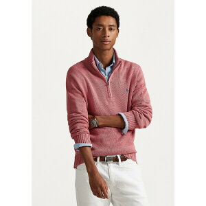 �����t���[���� �����Y �j�b�g&�Z�[�^�[ �A�E�^�[ COTTON QUARTER-ZIP MOCKNECK SWEATER - Jumper - strawberry gelato