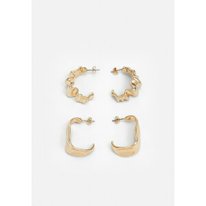 �W�� ���f�B�[�X �s�A�X���C�������O �A�N�Z�T���[ 2 PACK - Earrings - shiny gold-coloured