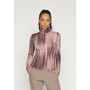 �A�C�X�u���[�J�[ ���f�B�[�X T�V���c �g�b�v�X WOMEN TECH VERTEX HALF ZIP PEAK - Long sleeved top - java/acid pink/summit/blush