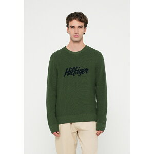�g�~�[ �q���t�B�K�[ �����Y �j�b�g&�Z�[�^�[ �A�E�^�[ SEASONAL GRAPHIC C NECK - Jumper - mountain pine