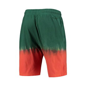 ミッチェル&ネス レディース カジュアルパンツ ボトムス Men's Orange, Green Miami Hurricanes Tie-Dye Shorts Orange, Green