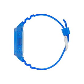 アディダス レディース 腕時計 アクセサリー Unisex Gmt Digital One Gmt Blue Resin Strap Watch 47mm Blue