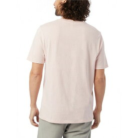 オルタナティヴ アパレル メンズ Tシャツ トップス Men's Outsider Heavy Wash Jersey T-Shirt Blush