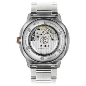ミド レディース 腕時計 アクセサリー Men's Swiss Automatic Commander Big Date Two Tone Stainless Steel Bracelet Watch 42mm Grey