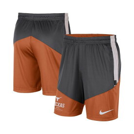 ナイキ レディース カジュアルパンツ ボトムス Men's Gray and Texas Orange Texas Longhorns Team Performance Knit Shorts Gray, Texas Orange