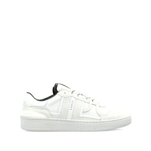 �����o�� �����Y �X�j�[�J�[ �V���[�Y Logo lettering panelled sneakers White