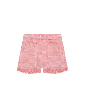 �G���G�X�W�C�G�� ���f�B�[�X �J�W���A���p���c �{�g���X Fringed-hem shorts Pink
