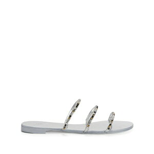 �W���[�b�y�U�m�b�e�B ���f�B�[�X �T���_�� �V���[�Y Dark colorful rhinestone-embellished sandals Silver
