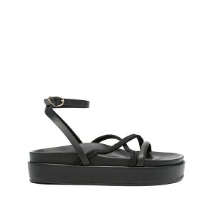 �A���V�G���g�O���[�N�T���_�� ���f�B�[�X �T���_�� �V���[�Y 30mm crossover platform sandals Black