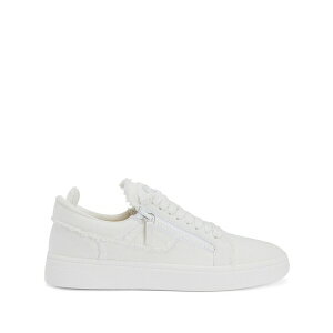 �W���[�b�y�U�m�b�e�B �����Y �X�j�[�J�[ �V���[�Y Gz94 leather double-zip low-top sneakers White