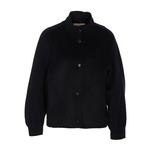 �c�C���Z�b�g ���f�B�[�X �W���P�b�g���u���]�� �A�E�^�[ Logo-detail snap-button jacket Black