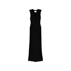 �T�[�J�X�E�z�e�� ���f�B�[�X �����s�[�X �g�b�v�X Crisscross maxi dress Black