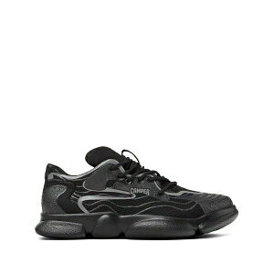 �J���y�[�� ���f�B�[�X �X�j�[�J�[ �V���[�Y Karst panelled sneakers Black