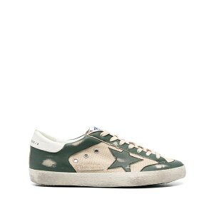 �S�[���f���O�[�X �����Y �X�j�[�J�[ �V���[�Y Super-star mesh panelled sneakers Neutrals